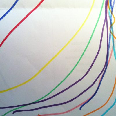 Con l’arcobaleno