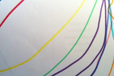 Con l’arcobaleno