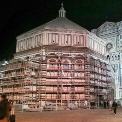 Il restauro del Battistero