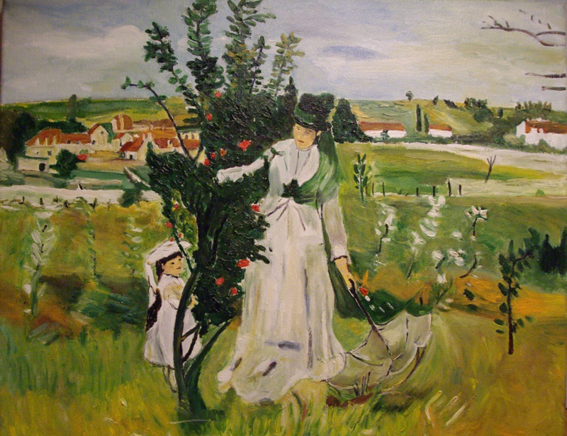 Tributo a Berthe Morisot "Nascondino" del 1873
