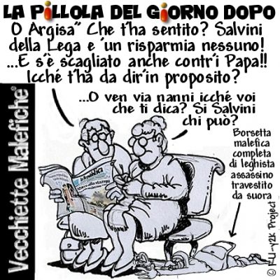 Salvini contro il Papa