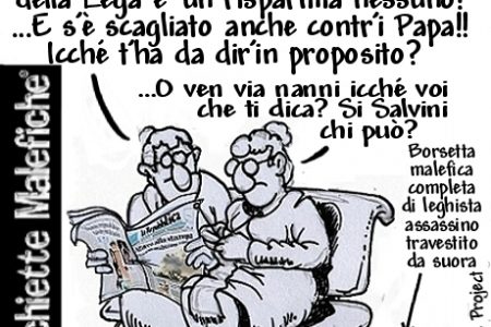 Salvini contro il Papa