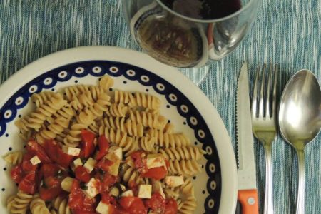 Fusilli… pomodori e tofu speziati ai semi di finocchio
