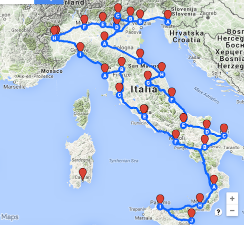itinerario