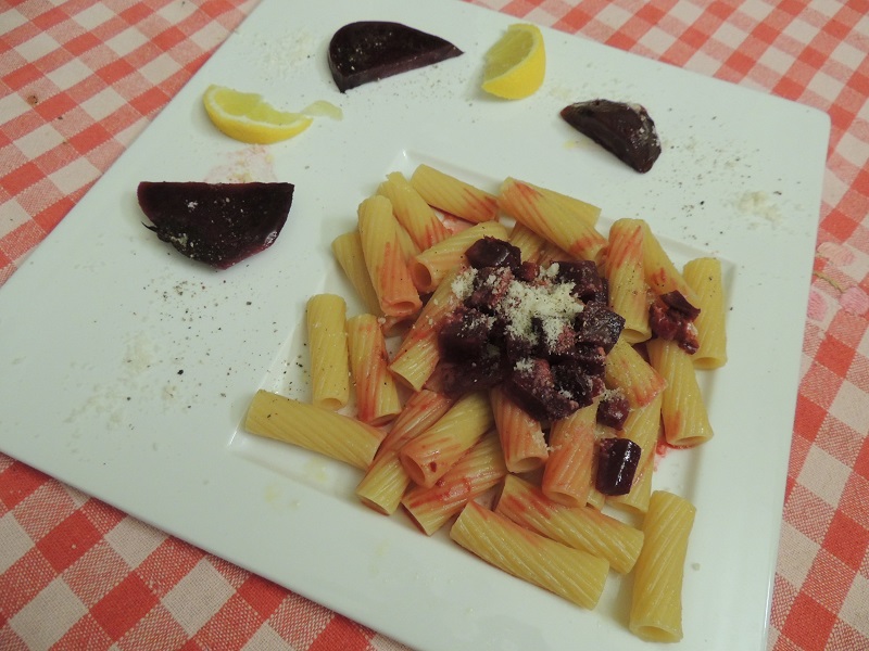 rigatoni alla barbarossa al gorgonzola