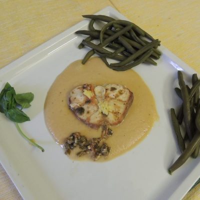 Verdesca in crema di ceci