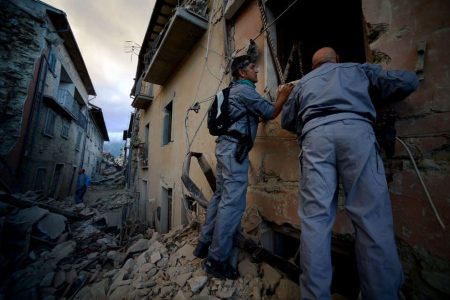 Raccolta di solidaritetà per i terremotati