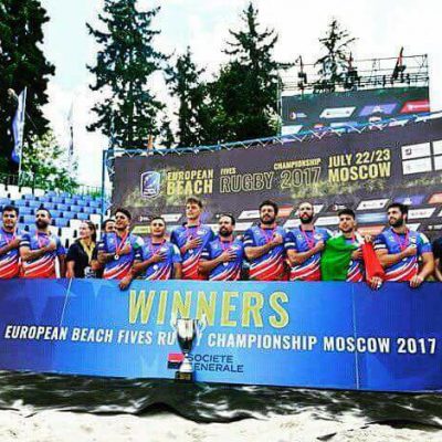 Azzurri campioni d’Europa con il Beach Rugby!