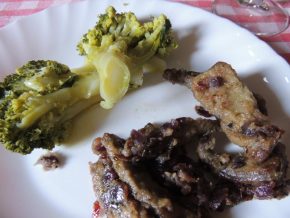 Fegato con cipolle