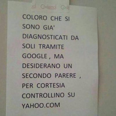 Il dottor Google