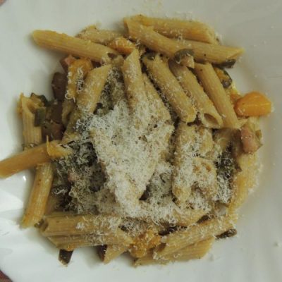 Fusilli zucca e carciofi