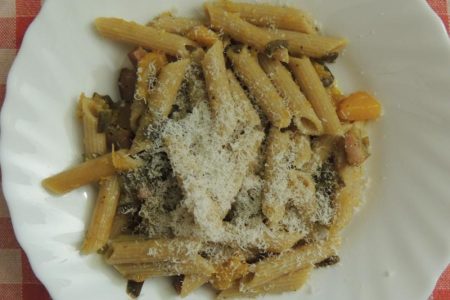 Fusilli zucca e carciofi