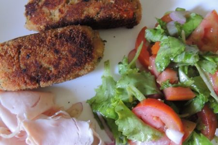 Polpette vegetariane di zucchine e scamorza