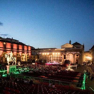 Grandi spettacoli serali nel cuore di Firenze