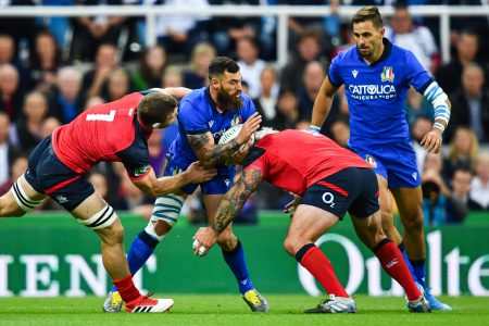 Italrugby, bene solo un tempo.