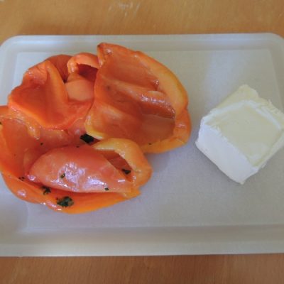 Crema di peperoni e robiola