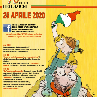 25 Aprile on line per Scandicci