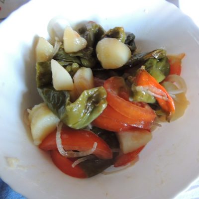 Friggitelli pomodori patate… e Cipolla di Certaldo