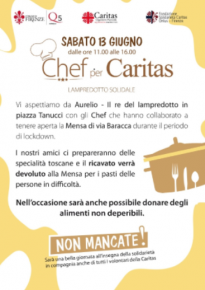 Chef per Caritas e il lampredotto solidale