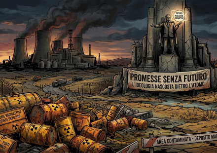 Scorie senza deposito, promesse senza futuro: l’ideologia nascosta dietro l’atomo